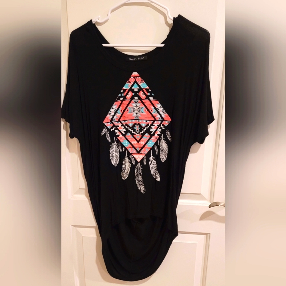 Sweet Rain Women's Hi- Low Tunic